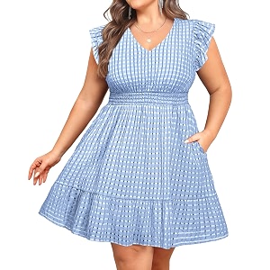 Talisea Womens Plus Size Summer Dress -