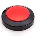 Talking Clock for Visually impaired, Blind, Elderly. Large and high Contrast (Red)