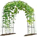 Tall Garden Arch Trellis for Climbing Plant, 87" H Metal Trellis Archway