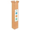 Tall Moving &amp; Shipping Boxes 4"L x 4"W x 24"H (25-Pack) - Extra Strength 200 lb vs Regular - Corrugated Boxes for Packaging Moving - Durable Box for Shipping - Eco Shipping Box by IDL Packaging