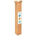 Tall Moving &amp; Shipping Boxes 5"L x 5"W x 36"H (25-Pack) - Extra Strength 200 lb vs Regular - Corrugated Cardboard Box, Made in USA - Strong Box for Shipping - Pack of Moving Box by IDL Packaging