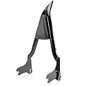 Tall Sissy Bar For Harley Touring Models 25" Detachable Rear Passenger Backrest Quick Release Compatible With Road King Road Glide Street Glide Electra Glide Road King 1997-2008