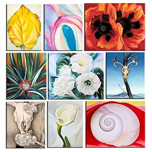 Tallenge Georgia OKeeffe Paintings Small Poster Paper
