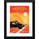 Tallenge - Grand Prix 2017 - Spain - Large Poster Paper - Framed (18 x 24 inches)