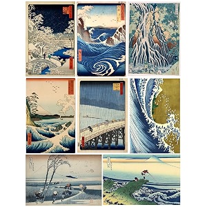 Tallenge Japanese Art Small Paper Poster 12