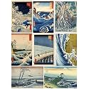 Tallenge Japanese Art Small Paper Poster 12