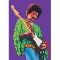 Tallenge -Jimi-Hendrix-Purple-Haze Pop Art Poster - Small Poster(Paper,12 x 17 inches, MultiColour)