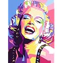 Tallenge - Marilyn Monroe - Pop Art Painting Poster - Medium Poster(Paper,18 x 24 inches, MultiColour)