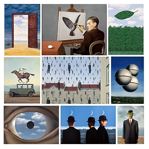 Tallenge Rene Magritte Small Poster Paper
