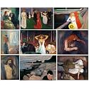 Tallenge -Set of 10 Edvard Munch Paintings