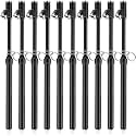 Tallew 10 Pack Dual Head Tire Pressure Gauge Heavy Duty Air Pressure Tire Gauge for Auto Truck Car RV Van Gage Range 10-150PSI, 1-10Bar (Black)