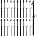 Tallew 20 Pack Dual Head Tire Pressure Gauge Heavy Duty Air Pressure Tire Gauge for Auto Truck Car RV Van Gage Range 10-150PSI, 1-10Bar (Black)