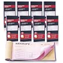 Tallew 8 Pcs 3 Part Carbonless Money and Rent Receipt Books