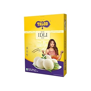 talod instant rice idli flour mix  soft amp fluffy south indian idli premix  ready to cook batter  healthy traditional breakfast  no artificial colors and flavours  any time snacks - 400g x pack of 3