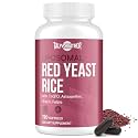 Talyvoriathor Liposomal Red Yeast Rice 1200mg with CoQ10 & Astaxanthin – Rice Yeast for Cholesterol – High Absorption – Citrinin-Free, 120 Softgels