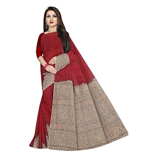 TAMAIRA FASHION Mulmul Pure Cotton Saree For