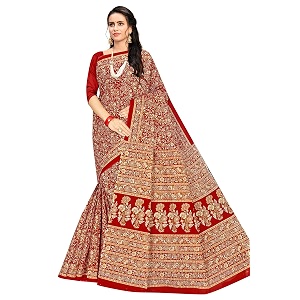 TAMAIRA FASHION Mulmul Pure Cotton Saree For