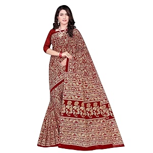 TAMAIRA FASHION Mulmul Pure Cotton Saree For