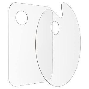 tamaki 2 pack acrylic paint palette with thumb hole 118 x 79 inch