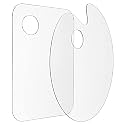 Tamaki 2 Pack Acrylic Paint Palette with Thumb Hole, 11.8 x 7.9 Inch