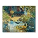 Tamatina Claud Monet Art Canvas Paintings | The Lunch | Impressionism art | Famous Art Paintings for Home décor|Size - 36X30 Inches.t97