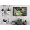 Tamatina Claud Monet Art Framed Canvas Painting|The Lunch|Size-15.5X11.5 Inches.t99