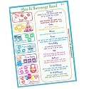 Baby Shower/New Born Baby (Maa is Satrangi Saad) Theme Bingo Housie tambola Tickets (Printed on Hard Sheet, Big Size Tickets, 150 Cards)