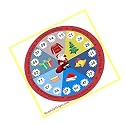 Christmas Round Theme Bingo Housie Tambola Tickets (12 Cards, Large Size, 12 Unique Tickets, Printed on Thick Paper 250gsm, All Ages)