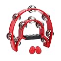 Tambourine Musical Instrument for Adults: Tambourines with Egg Shakers