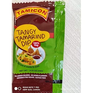 tamicon tangy tamarind dip pouch 15g x 20 