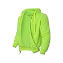 TanBridge Sherpa Fleece Lined Hoodie Big and Tall Plaid Flannel Jacket Winter Coats for Men Zip Up Winter Warm Sweatshirts
