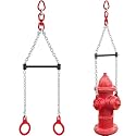 Tandefio 1 Set Fire Hydrant Setter with Adjustable Crossbars Tools for Accurate & Safe Setting of Fire Hydrants, Easy Installation, for Industrial, Plumbing, Construction Projects (Swivel Joint)