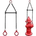 Tandefio 1 Set Fire Hydrant Setter with Adjustable Crossbars Tools for Accurate & Safe Setting of Fire Hydrants, Easy Installation, for Industrial, Plumbing, Construction Projects(Fixed Joint)