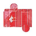 Ecoraksha Lining Premium Multilayer Eco-Friendly Tarpaulin Sheet Waterproof Tirpal Heavy Duty 10 X 8 Ft Poly Tadpatri - 100 Microns Plastic Cover Tharpai for Truck, Home Roof, Rain (Red)
