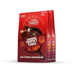 hello tempayy tandoori tempeh thins-thins  pack of 2  protein rich  heat amp eat  more nutritious than paneer amp tofu  high fibre