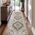 Tangsoo 2.6x8 Washable Runner Rugs for Hallway