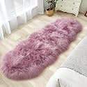 Tangsoo 2x6 Light Purple Faux Fur RugSoft