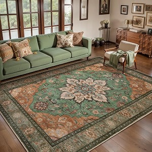 Tangsoo 5x7 Washable Area Rugs for Living
