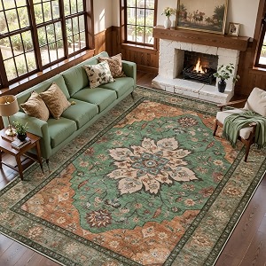 Tangsoo 6x9 Washable Area Rugs for Living