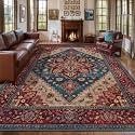 Tangsoo 8x10 Washable Area Rugs for Living