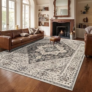 Tangsoo 9x12 Washable Area Rugs for Living