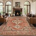 Tangsoo Boho 5x7 Washable Area Rugs for