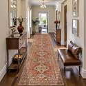 Tangsoo Boho Hallway Runner Rug 2.6x14 Washable