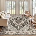 Tangsoo Farmhouse 5x7 Washable Area Rugs for