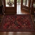 Tangsoo Red Small Area Rugs for EntrywayOriental