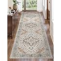 Tangsoo Vintage 2.6x12 Hallway Runner Rugs Washable