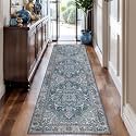 Tangsoo Vintage 2.6x8 Washable Hallway Runner Rugs