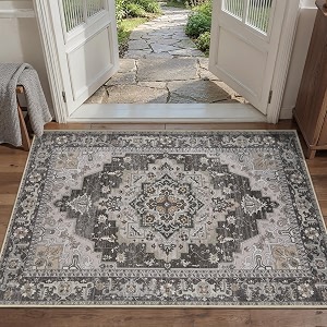 Tangsoo Vintage 2x3 Washable Rugs for Entryway