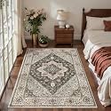 Tangsoo Vintage 3x4 Washable Rug Non Slip