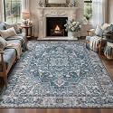 Tangsoo Vintage 5x7 Washable Area Rugs for